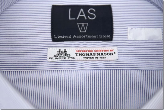 トーマスメイソンの織りネーム